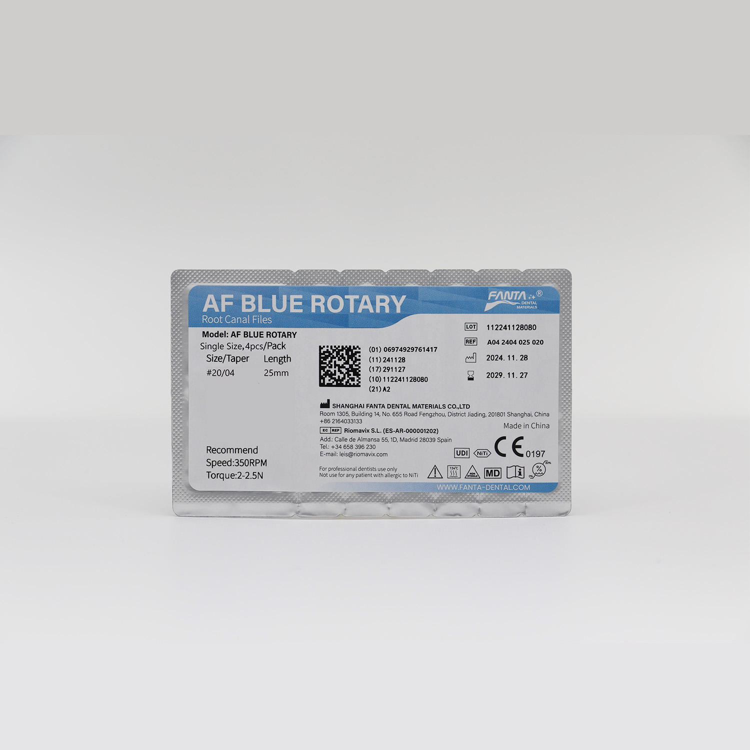 AF BLUE ROTARY, 20-04, 25mm