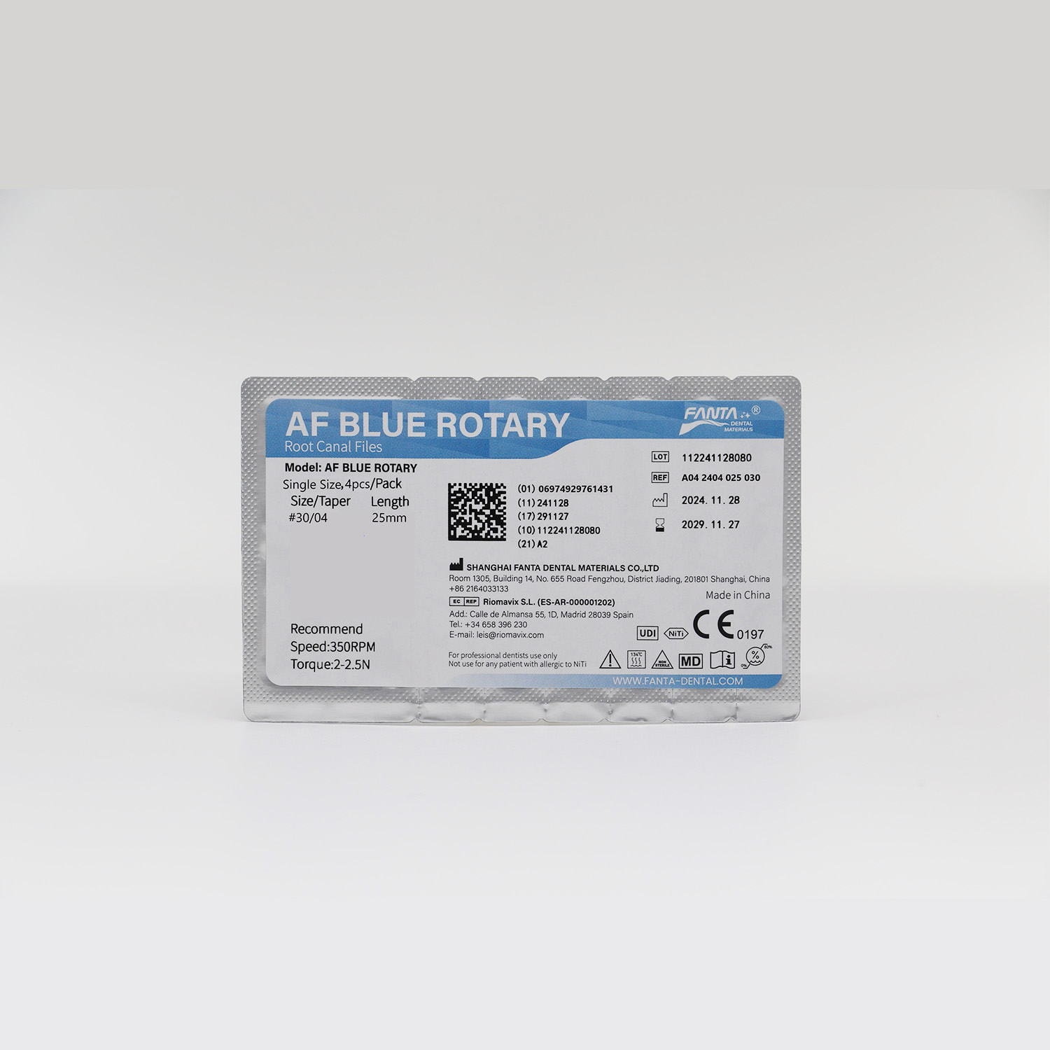 AF BLUE ROTARY, 30-04, 25mm