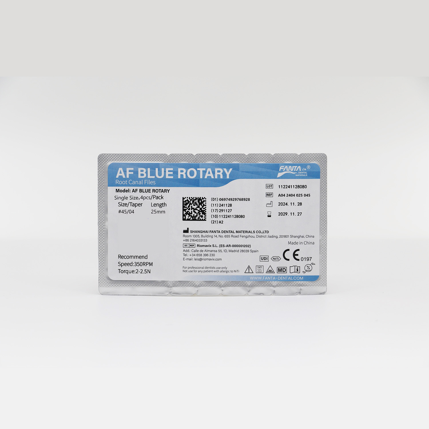 AF BLUE ROTARY, 45-04, 25mm