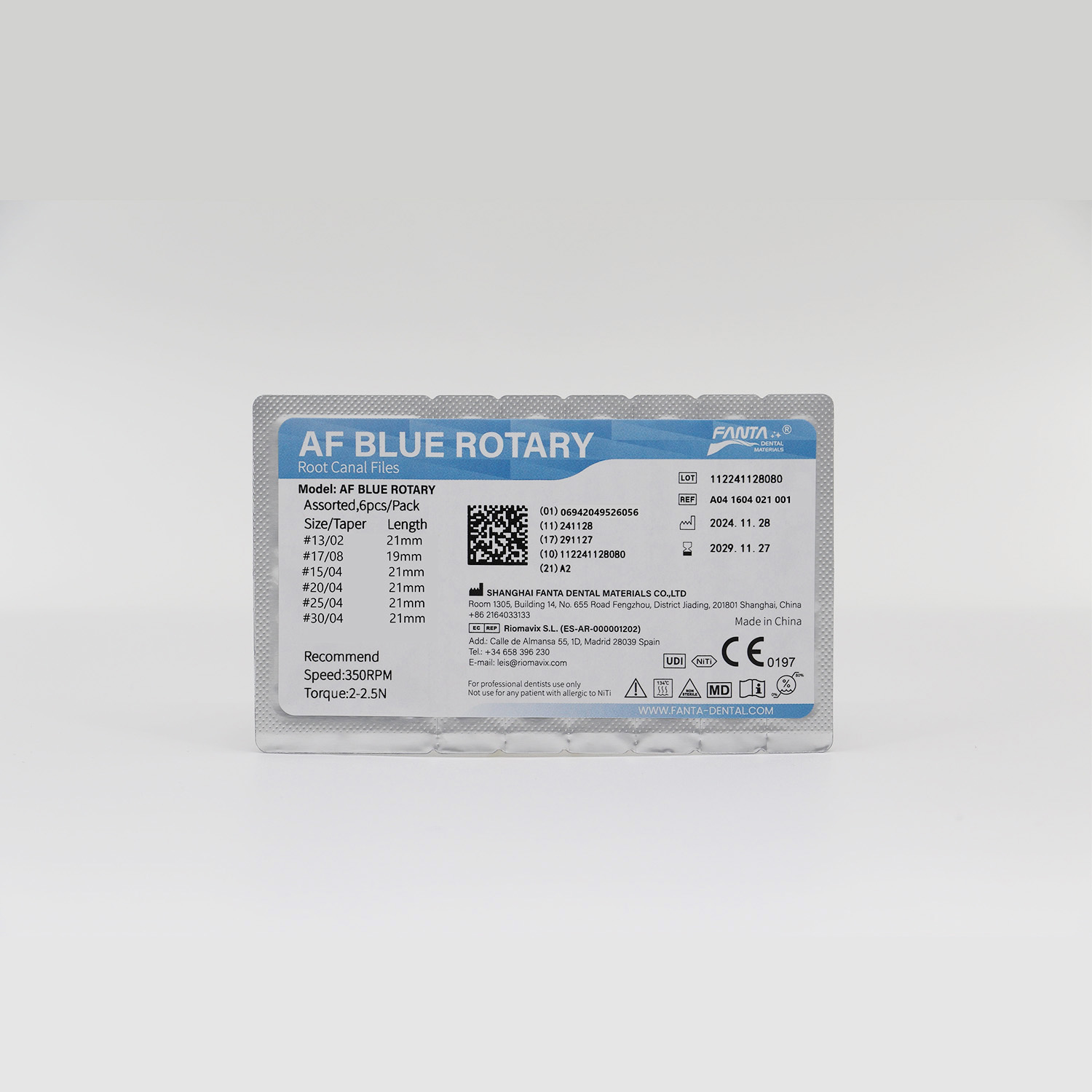 AF BLUE ROTARY, ASORTİ, 21mm