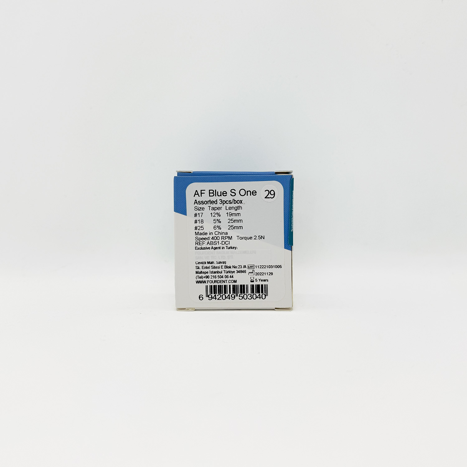 AF BLUE S ONE, ASORTI, 25mm