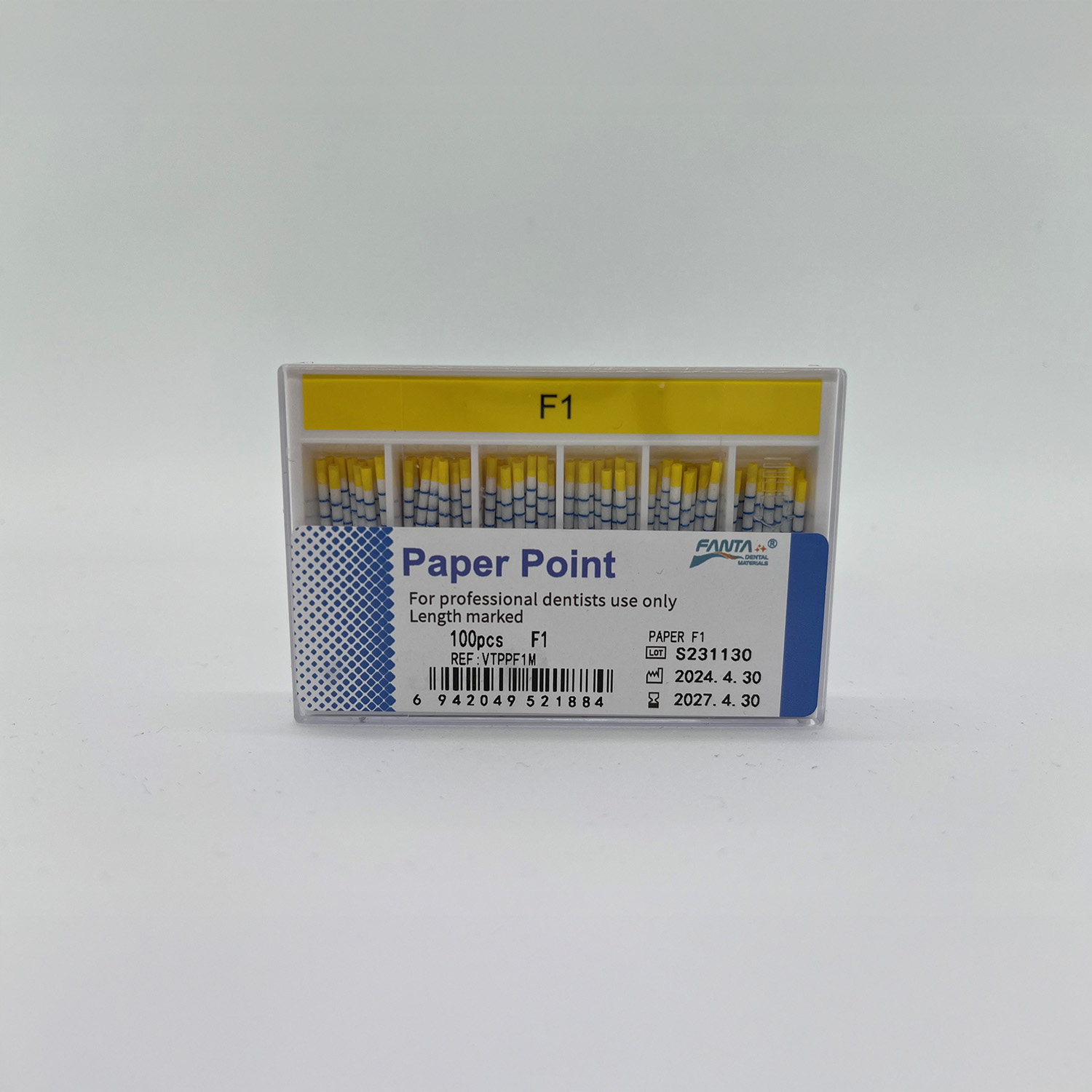 PAPER POINT, V-TAPER GOLD F1