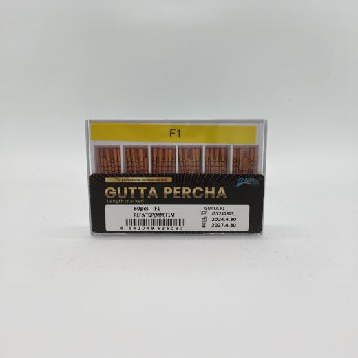 FANTA DENTAL MACHINE-MADE GUTTA PERCHA V-TAPER GOLD F1