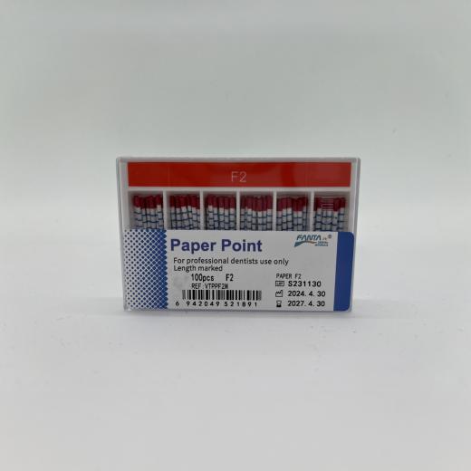 FANTA DENTAL PAPER POINT V-TAPER GOLD F2